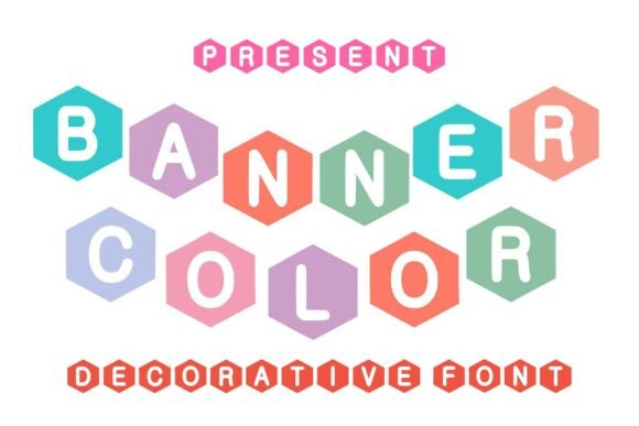 Banner Color: A Playful Font for Vibrant Designs