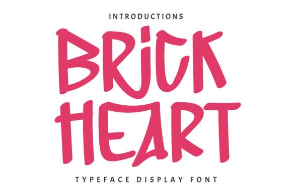 Brick Heart: A Font for Cozy, Everyday Creativity