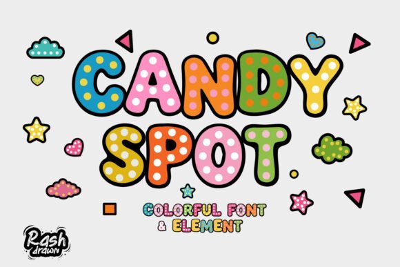 Candy Spot: A Burst of Joyful Typography for Modern Designs