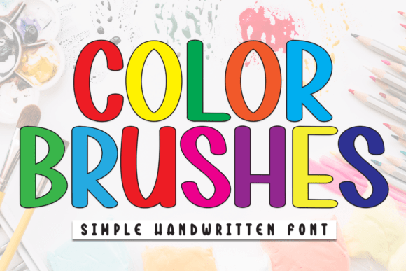 Color Brushes: The Joyful Handwritten Font for Creative Brands