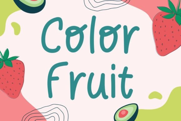 Color Fruit Font: A Fresh Burst of Vibrant Design