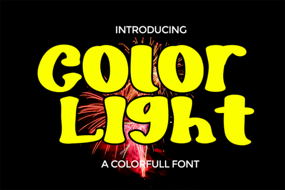 Color Light: A Modern Display Font for Fresh Designs
