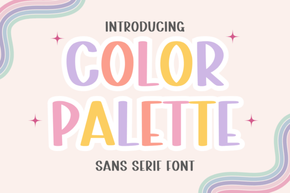 Color Pallete: A Handcrafted Sans Serif for Joyful Design