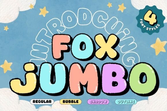 Fox Jumbo: A Playful Font for Bold Designs