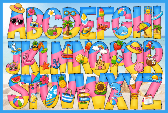 Hi Summer: A Beach-Inspired Font for Sunny Designs