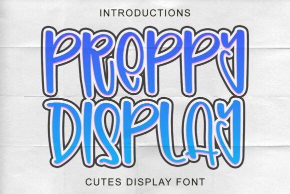 Inject Vibrant Energy with Preppy Display Font