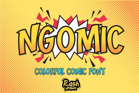 Ngomic: The Vibrant Comic Font That Instantly Energizes Your Designs