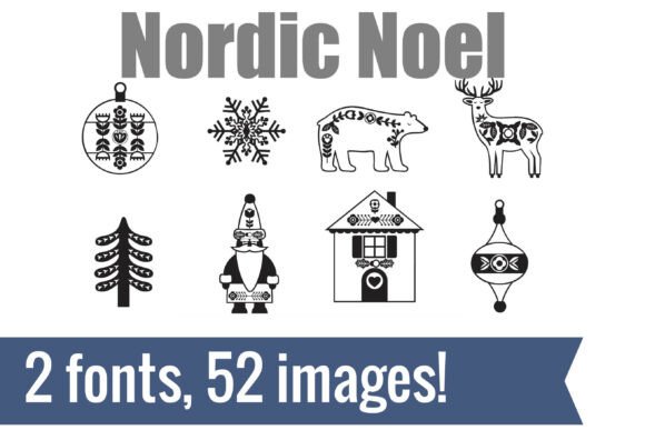 Nordic Noel Dingbats: A Designer's Guide to Festive Simplicity