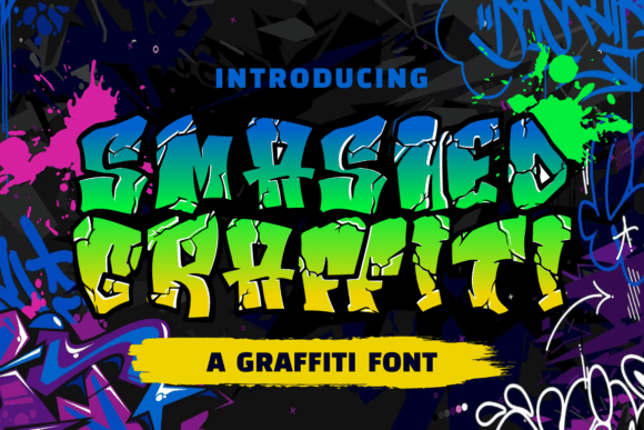 Smashed Graffiti: Unlocking Urban Edge in Your Design Projects