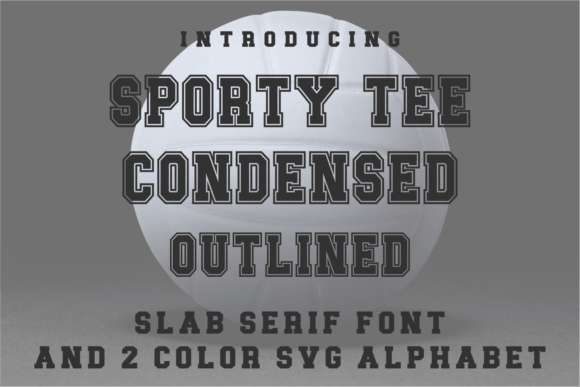 Sporty Tee Condensed Outlined: A Powerful Font for Dynamic Designs
