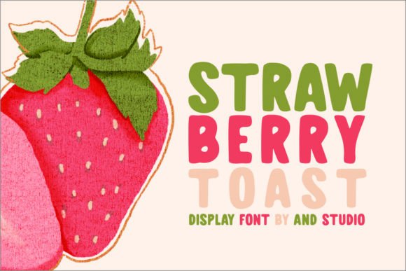 Strawberry Toast: Infusing Retro Charm into Modern Design