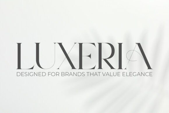 Understanding Luxeria: A Modern Serif for Premium Design